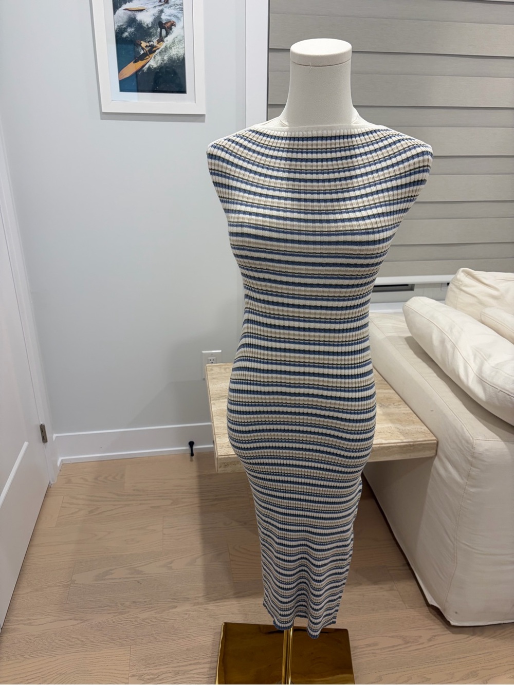 Abercrombie brand new striped maxi summer dress